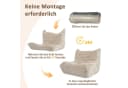 Puluomis Sitzsack XXL Beige 30D Neuschwamm-Füllung Bild 4