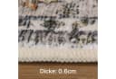 GENIMO Teppich Boho Orange-Grau Kurzflor waschbar Bild 4