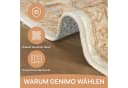 GENIMO Teppich Orange Kurzflor Antirutsch Maschinenwaschbar Bild 4