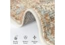 GENIMO Teppich Orange Maschinenwaschbar Kurzflor Antirutsch Bild 5
