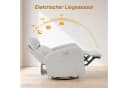 CHITA Elektrischer Relaxsessel Grau 270° drehbar mit Liegefunktion Bild 3