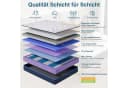 CHITA Taschenfederkernmatratze 90x200 cm 7 Zonen H3 Weiß Bild 5