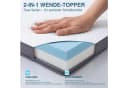 CHITA Topper 7 cm Doppelseitig Gel-Memory-Schaum Weiß Bild 4