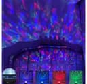PRIISF Projektionslampe LED Nordlicht Projektor Sternenhimmel Aurora Wasserwellen Nachtlicht Bild 5