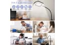 QUBEBU LED Leselampe Stehlampe mit 10 Dioptrien Lupe, 3-in-1 Schreibtischlampe, 10X Lupe mit Licht, LED fest integriert, LED Beleuchtete Lupe mit 5 Farbmodi und Stufenloser Dimmbarkeit, Klemmlampe mit Base und Schwenkarm, Stehleuchte, für Bastler Lesehilfe Bild 5