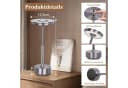 Lapalife Nachttischlampe LED Tischlampe Kabellos Akku Dimmbar 3 Farbtemperatur Grau Bild 4