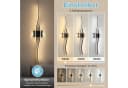 Lapalife Wandleuchte Dimmbar LED Wandlampe Schwarz Bild 1
