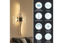 Lapalife Wandleuchte Dimmbar LED Wandlampe Schwarz Bild 3