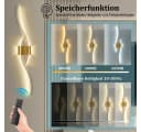 Lapalife Wandleuchte Gold Dimmbar LED 100cm Bild 3