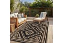 GENIMO Outdoorteppich Schwarzbraun Boho Bild 1
