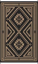GENIMO Outdoorteppich Schwarzbraun Boho Bild 2