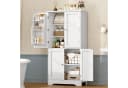 TEENFON Hochschrank 4-türig Weiß Modern Bild 3