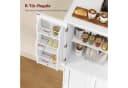 TEENFON Hochschrank 4-türig Weiß Modern Bild 5