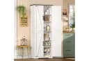 TEENFON Hochschrank mit 4 Scheunentüren Weiß Modern Bild 2