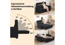 HOMALL Schlafsofa mit verstellbarer Rückenlehne und Getränkehaltern Bild 3