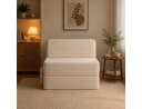 HOMALL Loungesofa Cord Beige 1-Sitzer mit Liegefunktion Bild 2