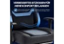 HOMALL Gaming-Stuhl mit Fußstütze, blau, 180 kg Tragfähigkeit Bild 3