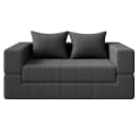 GUNJI Schlafsofa 2-Sitzer Teddy grau mit Liegefunktion Bild 5