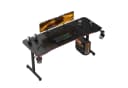 HOMALL Gamingtisch Schwarz Carbonfaser mit Kabelmanagement Bild 2