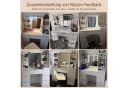 HOMALL Schminktisch mit LED-Spiegel und 7 Schubladen Bild 5