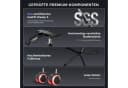 HOMALL Gaming-Stuhl mit LED & Massage Funktion Rot Bild 5