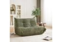 MIBODE Sitzsack 2-Sitzer Lazy-Sofa Chenille Grün mit Rückenstützung Bild 5