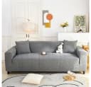 Diwzbyn Sofahusse Stretch-Sofabezug Grau mit dezentem Muster Bild 3