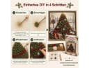 CLTYQ Kreativset 3D-Weihnachts-Bastelset zum Punch Needle Bild 5
