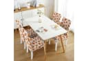 Bomiclss Stuhlhusse 4-teilig Orange Kürbis-Motiv Polyester Bild 5