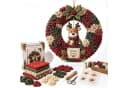 CLTYQ Kreativset 3D-Stoffkranz DIY Weihnachtskranz Patchwork Bild 2