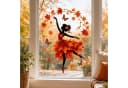 Sorvyzxn Fensterbild Herbstliches Ernte-Motiv PVC Wiederverwendbar Bild 1