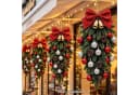 Bomiclss Weihnachtskranz Tropfenform mit Beeren und Glöckchen Bild 1