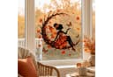 Bomiclss Wiederverwendbare Fensterbilder Herbstlicher Erntemotiv PVC Bild 1