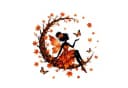 Bomiclss Wiederverwendbare Fensterbilder Herbstlicher Erntemotiv PVC Bild 2