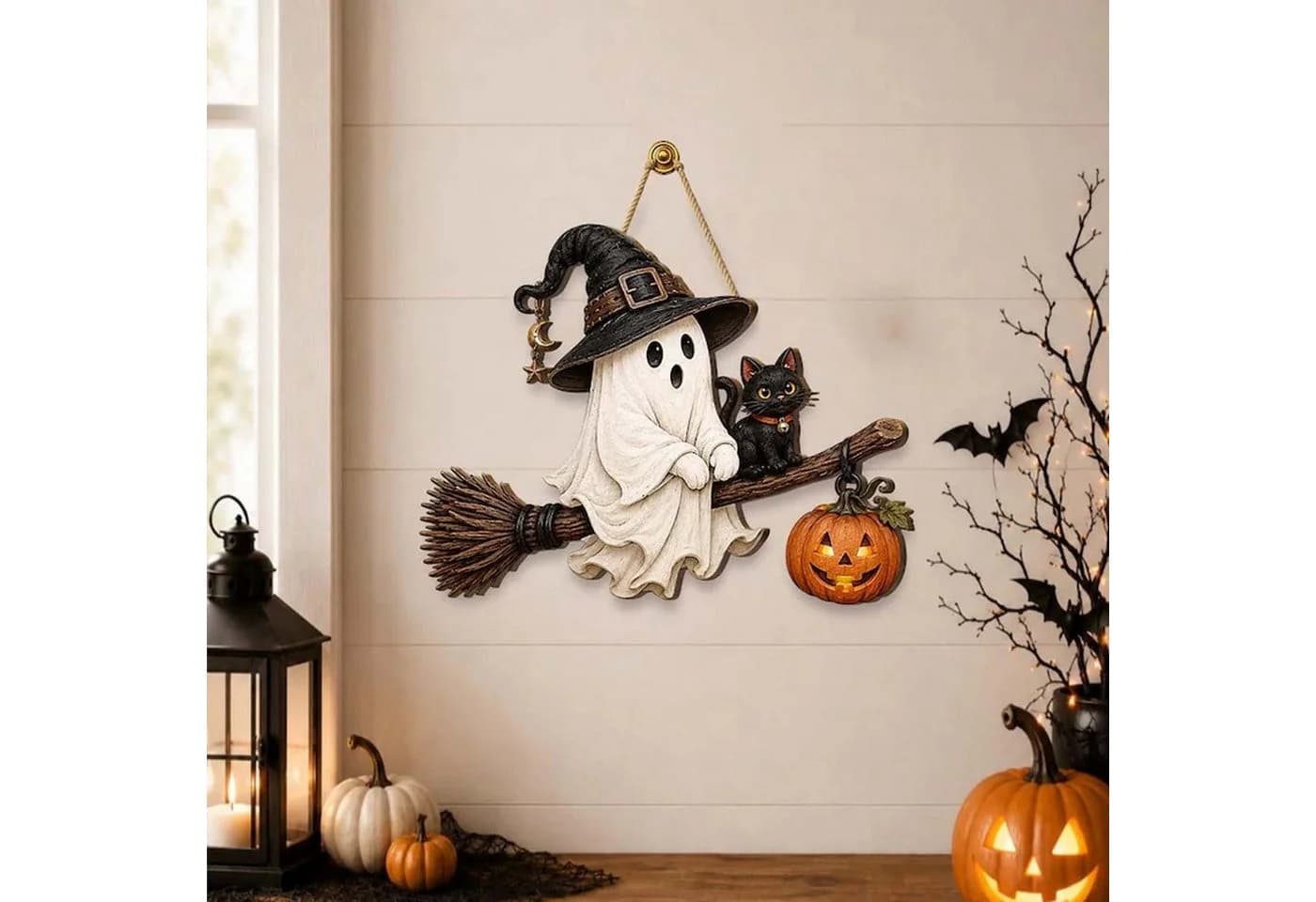 Bomiclss Hängedekoration Geistergruß Türschild Halloween Deko