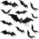 Bomiclss 3D Fledermaus Dekohänger Halloween Wandaufkleber 140 Stück PVC Bild 2