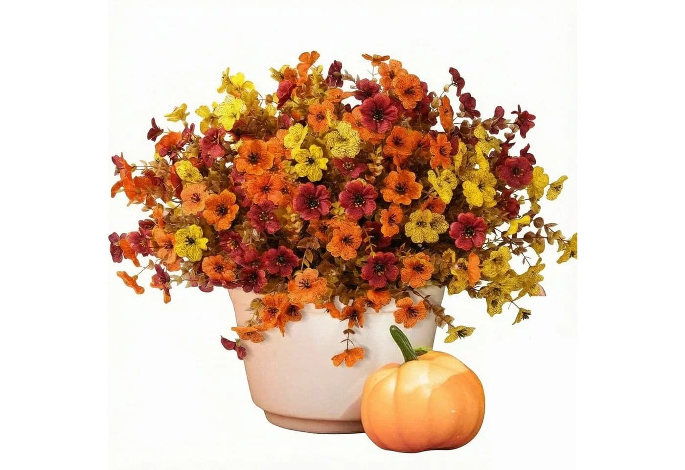Zyronn Kunstblumenstrauß 6er Set Herbst Deko Bunt - Bild 2