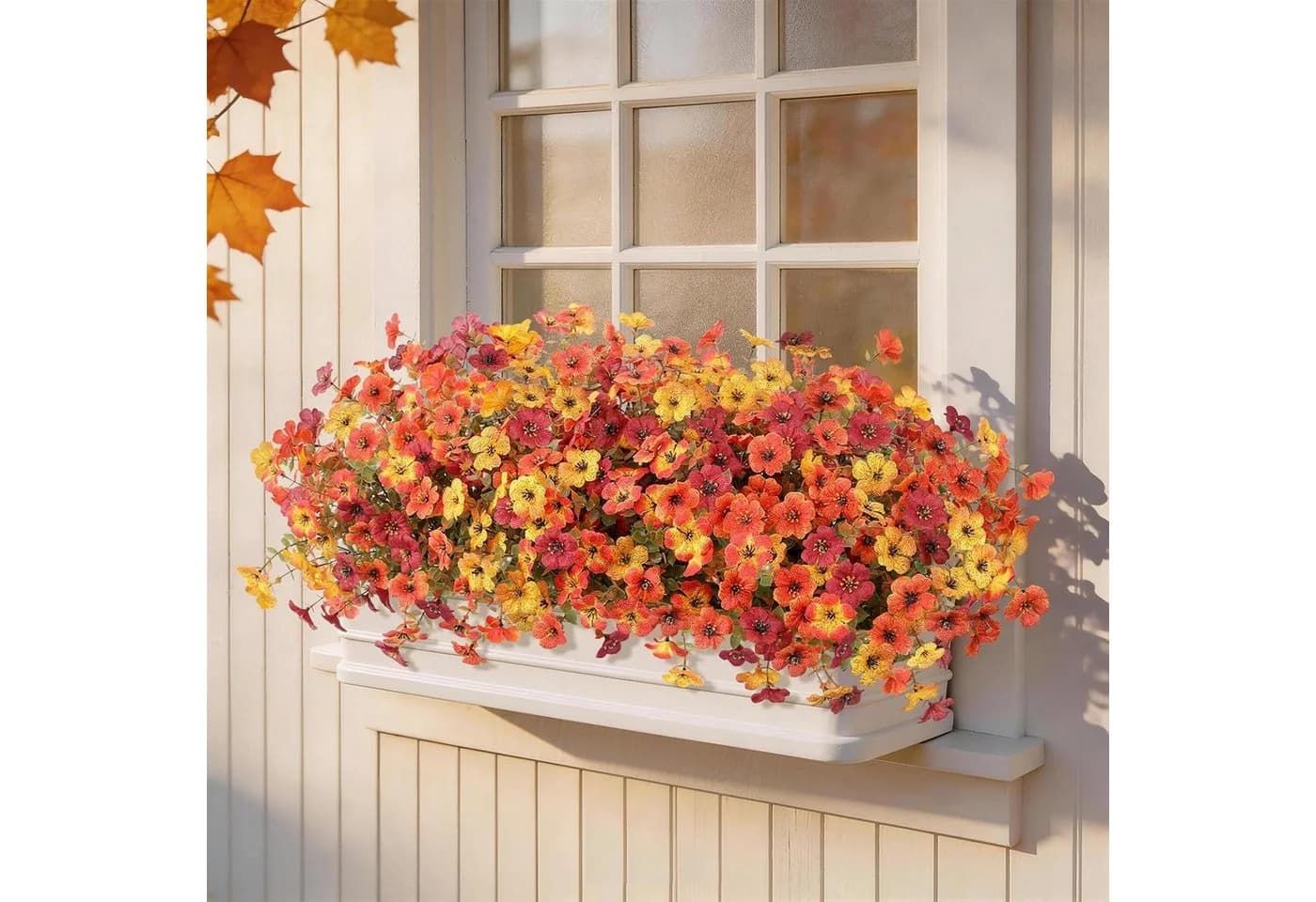 Zyronn Kunstblumenstrauß 6er Set Herbst Deko Bunt - Bild 3