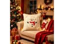 Bomiclss Kissenbezug 2er-Set Beige Kunstfell Weihnachtsdeko Bild 5