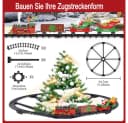 nsihing Spielzeug-Eisenbahn Weihnachtszug 50-tlg. mit Rauch, Licht & Sound Bild 1