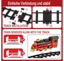 nsihing Spielzeug-Eisenbahn Weihnachtszug 50-tlg. mit Rauch, Licht & Sound Bild 3