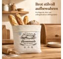 Diwzbyn Brottasche 2x Brotbeutel Bienenwachs 32x42cm Bild 4