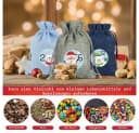 Bomiclss Adventskalender 24 Jutebeutel mit Druckdesign Bild 4