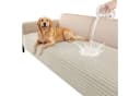 Zyronn Sofaschoner Wasserdicht Beige Flanell Kratzfest Rutschfest Bild 2