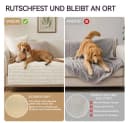 Zyronn Sofaschoner Wasserdicht Beige Flanell Kratzfest Rutschfest Bild 3