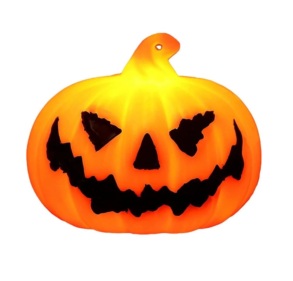 Bomiclss LED-Dekofigur Kürbis-Laterne Halloween Deko orange Kunststoff - Bild 2