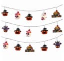 Bomiclss LED-Lichterkette Halloween Kürbis 20 LEDs 2 Modi Wetterfest Bild 2
