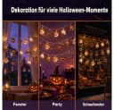 Bomiclss LED-Lichterkette Halloween Kürbis 20 LEDs 2 Modi Wetterfest Bild 5