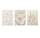 Zyronn Leinwandbild Boho Abstrakt 3er Set Beige Braun Ohne Rahmen Bild 2