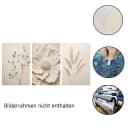 Zyronn Leinwandbild Boho Abstrakt 3er Set Beige Braun Ohne Rahmen Bild 5